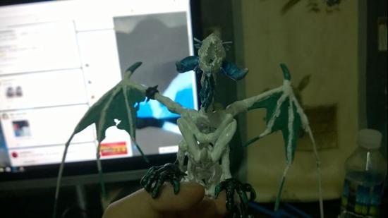 超轻土制作全过程 骨龙菲米丝