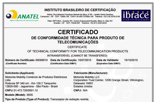 certification