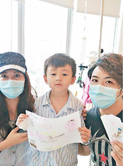 谢霆锋小儿子病愈出院 张柏芝称没空谈恋爱