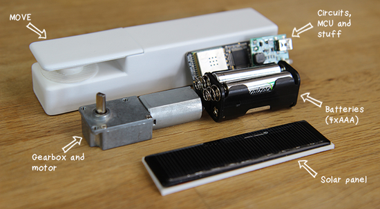 帮你拉窗帘:瑞典MOVE蓝牙窗帘电机|蓝牙_家电