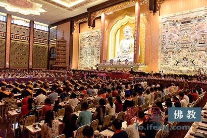 宜兴大觉寺举办首次供僧法会 星云大师等高僧