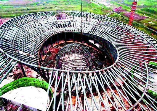 襄阳“鸟巢”现雏形 将成为标志性建筑