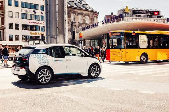 BMW i3汽车共享服务DriveNow-洞悉未来 宝马集团在2015法兰克福车展高清图片