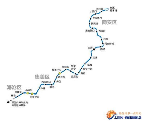 地铁6号线线路图