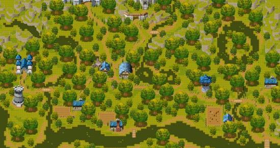 玩家自制像素版艾泽拉斯地图-魔兽世界专区