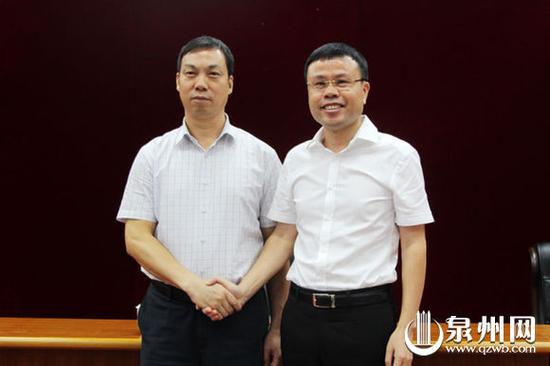 朱启平（图左）张永宁（图右）（侯剑衔 摄）
