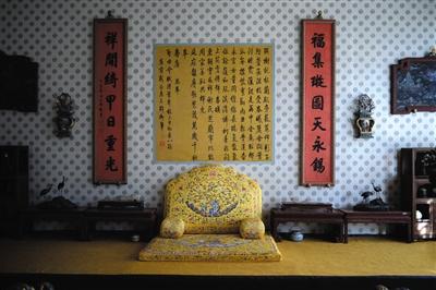 此次开放，寿康宫内的200多件陈设多以乾隆年间原貌陈列。