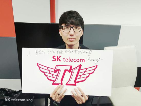 SKT写给粉丝的话 Faker要证明韩国最强