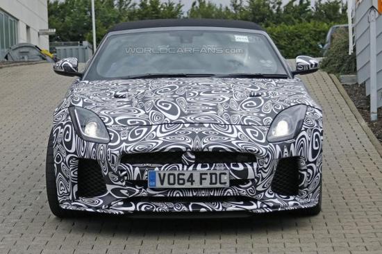 2016年3月亮相 捷豹F-TYPE SVR敞篷谍照