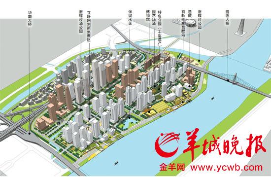 琶洲互联网创新集聚区位置示意图