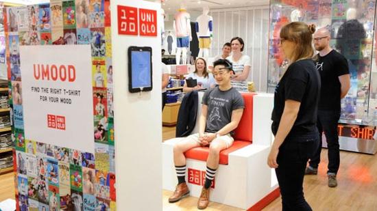 不用试衣间 优衣库推Umood智能选衣系统 