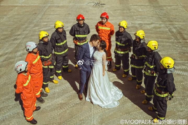 消防员的婚纱照_消防员婚纱照图片大全