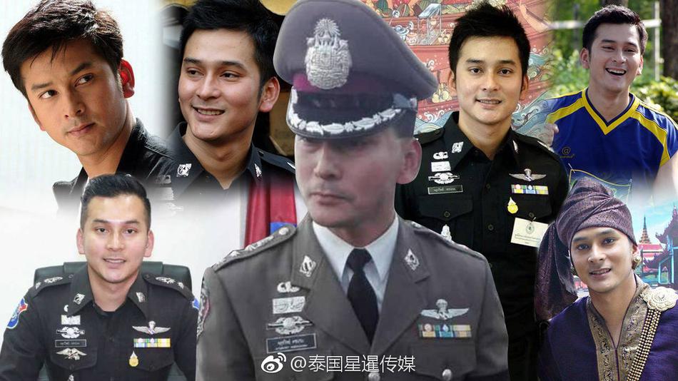 泰国帅气明星警察!真的是警察!