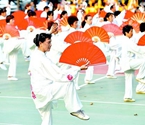 武漢市硚口區(qū)武術(shù)比賽昨日開幕