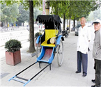 武漢爹爹定制黃包車載客