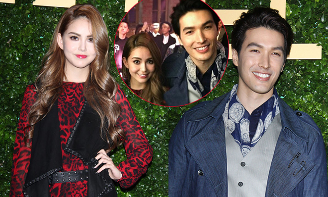 昆凌和锦荣大方合影 网友呼叫周董蔡依林