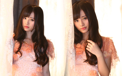 SNH48鞠婧祎甜美写真