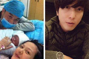 汪涵得子 CNBLUE郑容和发中文祝贺