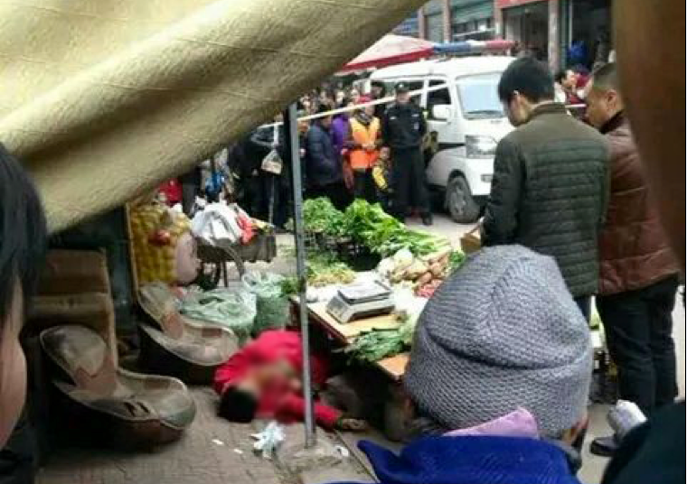 广安男子当街砍杀前妻 恐其未死返回现场察看