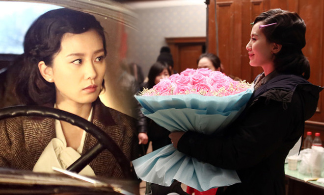 刘诗诗领证后首度亮相 演特工打戏证没怀孕