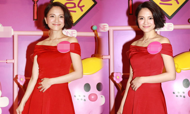 李心洁示爱老公彭顺 称造人顺其自然