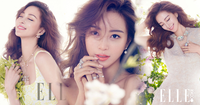 组图:韩艺瑟拍珠宝写真 展温柔女人气质