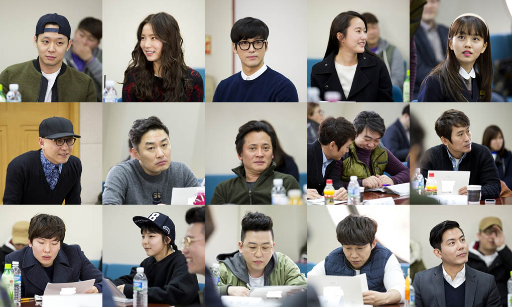 朴有天为新剧排练台词 戴小帽呆萌认真