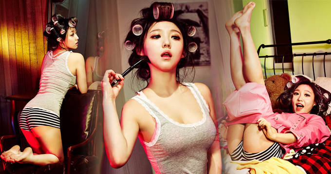 组图：韩团MissA成员Min上围丰满酥胸诱人