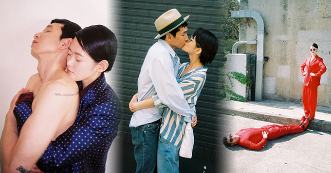 韩星奉太奎携未婚妻拍写真 女方半露酥胸