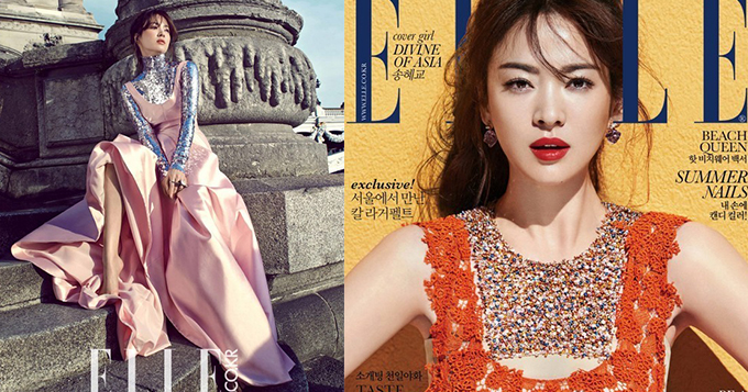 组图：宋慧乔拍写真登封面 巴黎街头露腿诱惑