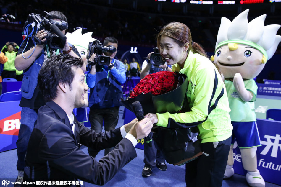 苏杯现场汪鑫被求婚