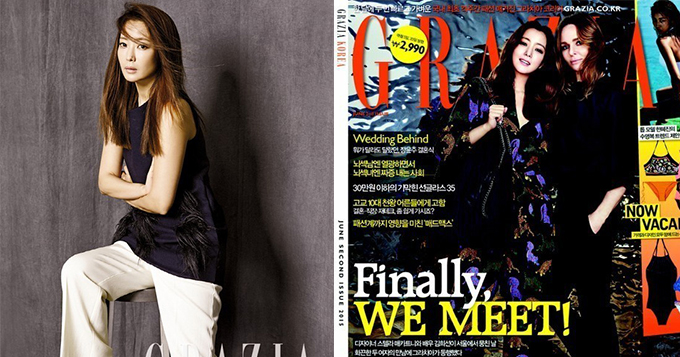 组图:豪门贵妇金喜善登封面 38岁肤白保养好