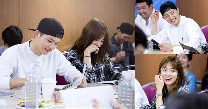 《太阳的后裔》宋仲基宋慧乔高颜值吸睛