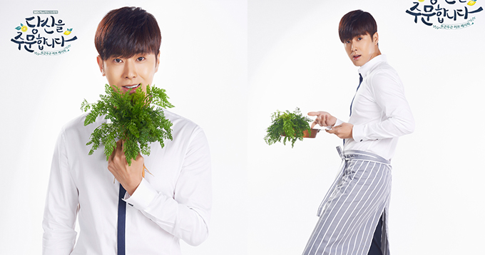 组图:东方神起允浩入伍前拍网剧 变高冷大厨