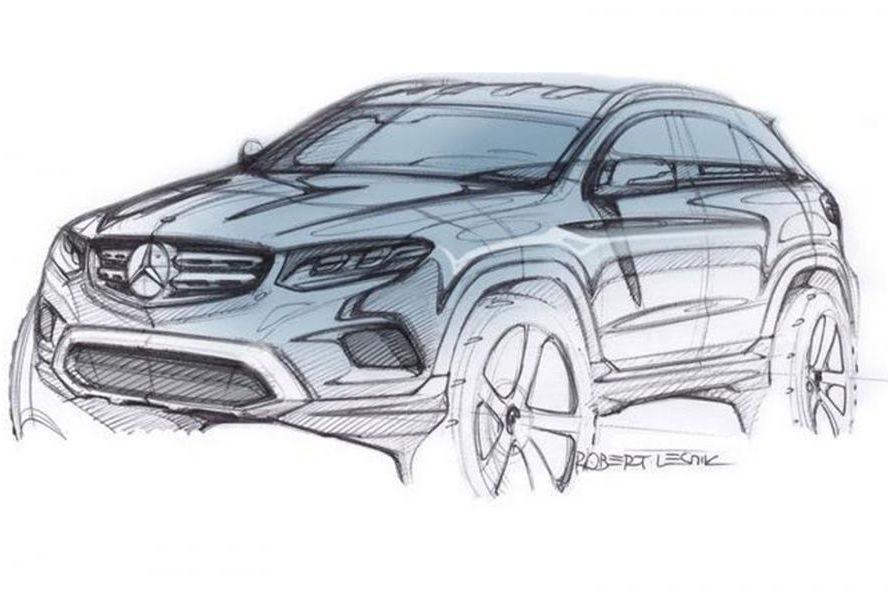 奔驰GLC设计图发布 法兰克福车展首发