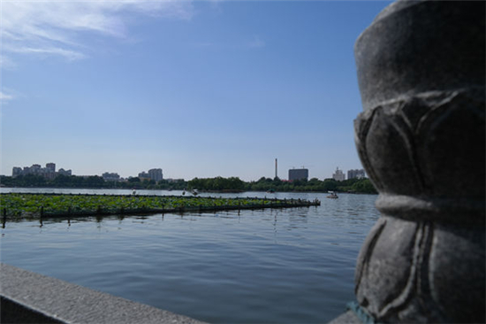 风景秀丽的大明湖新区
