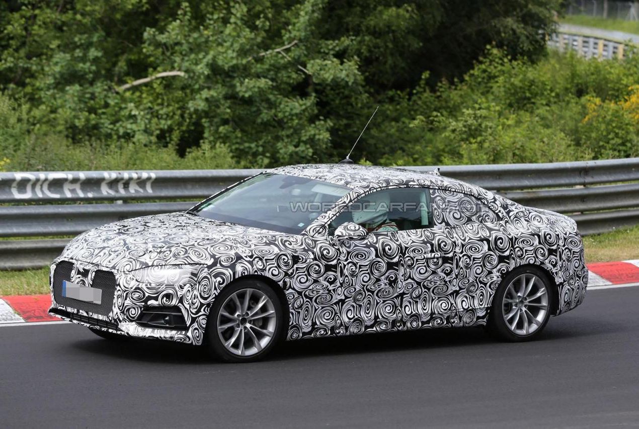 新款奥迪A5 Coupe纽博格林路试谍照曝光