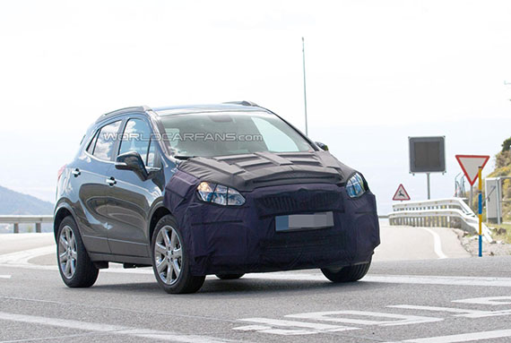 2017别克昂科拉小改 欧洲轻伪测试