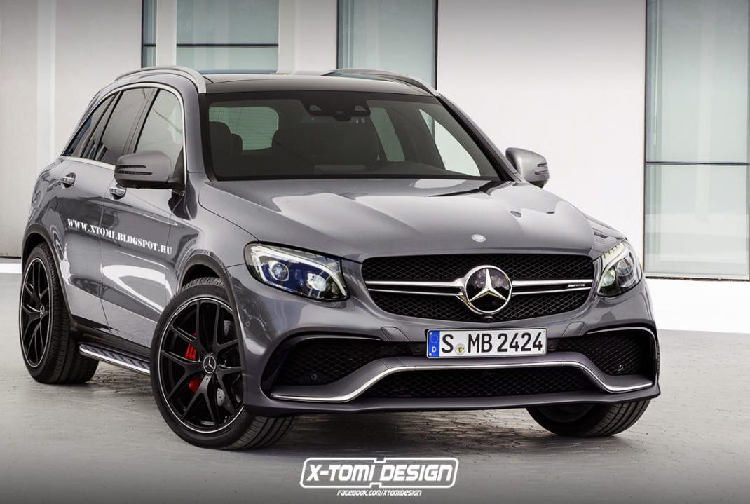 奔驰GLC 63 AMG假想图曝光 动力达476匹