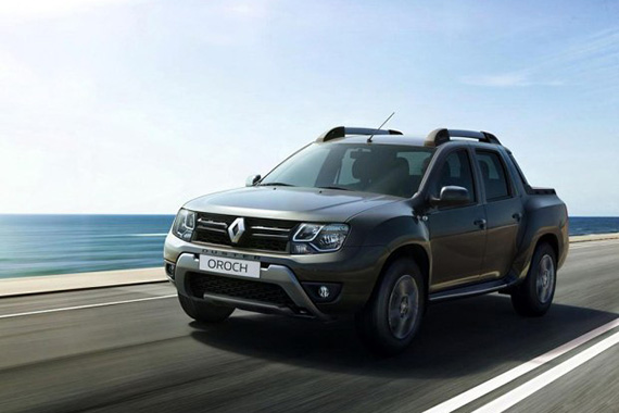 雷诺Duster Oroch皮卡官图 预计6月底发布