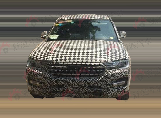 首推蓝标车型 全新哈弗H7低伪谍照曝光