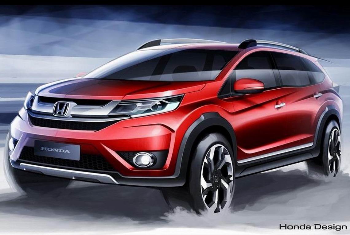 全新本田BR-V设计草图曝光 印尼车展首发