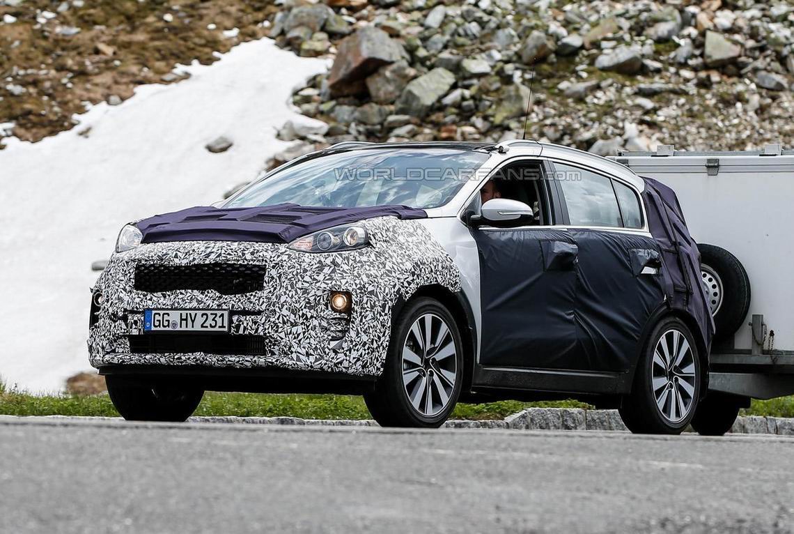 新一代起亚智跑谍照曝光 预计年底上市