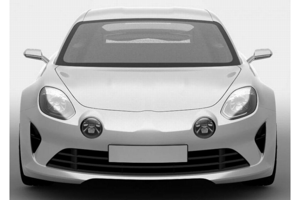 全新雷诺Alpine量产版外形专利图曝光