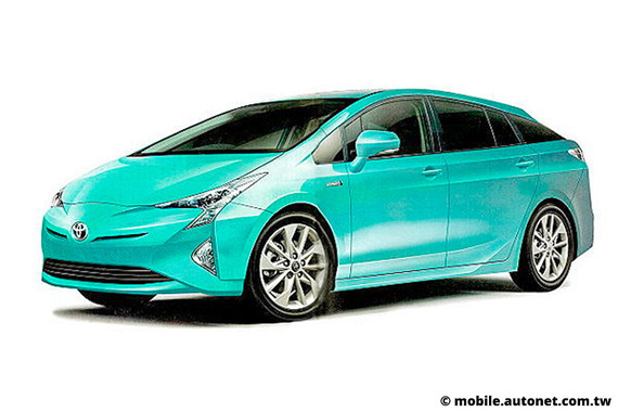 新丰田普锐斯外形曝光 2016年上市