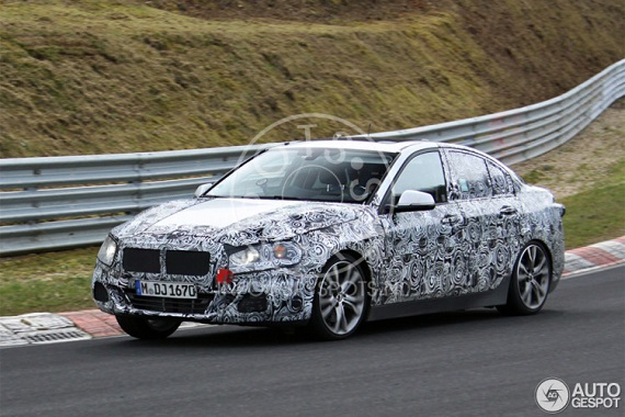 疑似宝马2系Gran Coupe四门轿跑车谍照