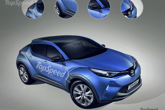 丰田普锐斯SUV假想图曝光 或2017年发布