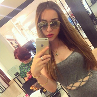 可兰白克女友最新靓照