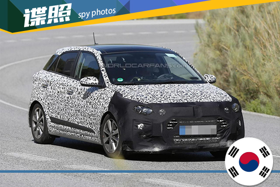 疑似全新现代i20 Turbo测试谍照首次曝光