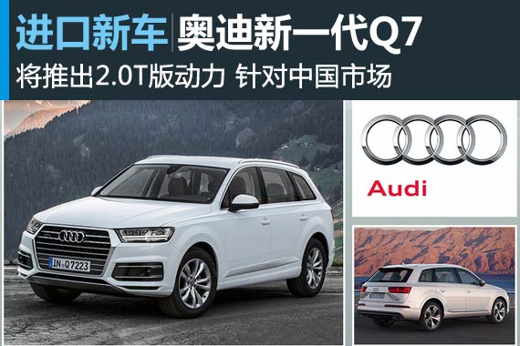 奥迪新Q7将推2.0T版 针对中国市场